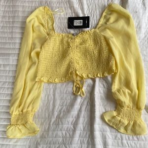 Fashion Nova smocked top
